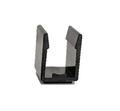 0.40/10.2mm triax cube adhesive mounting clip